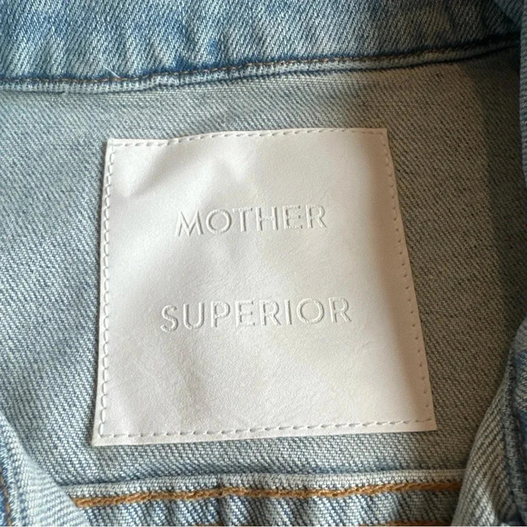 Mother Superior ‘THE DRIFTER' Light Wash Denim Vest fast as a mother size medium - Picture 9 of 15